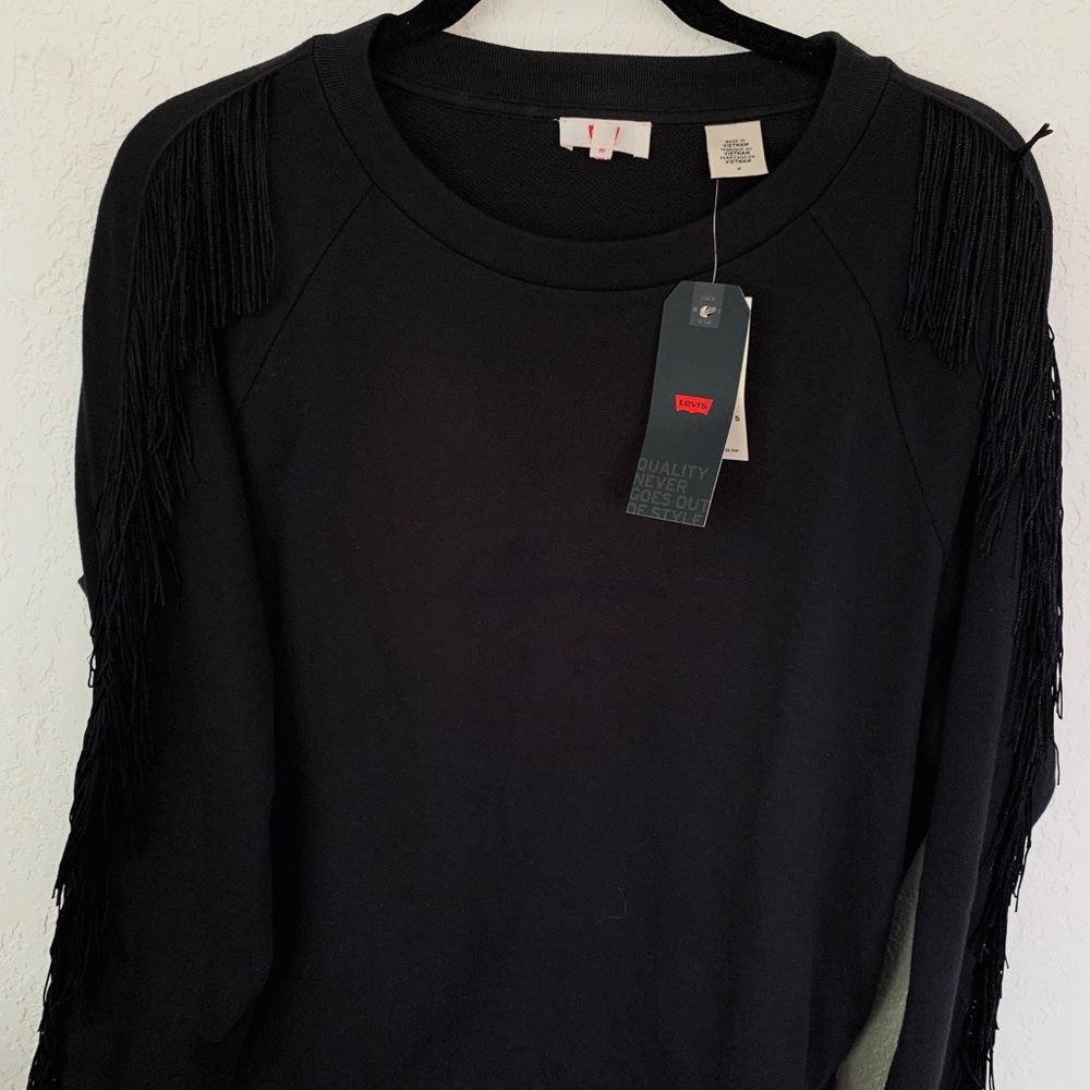 Levi’s fringe sweater